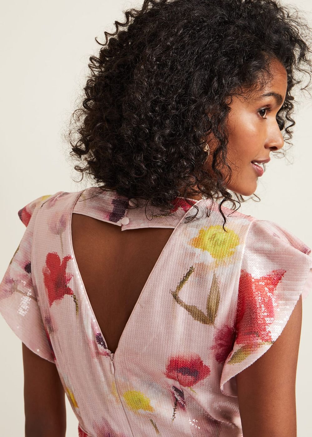 Rhiannon Sequin Printed Jumpsuit Multi-Coloured