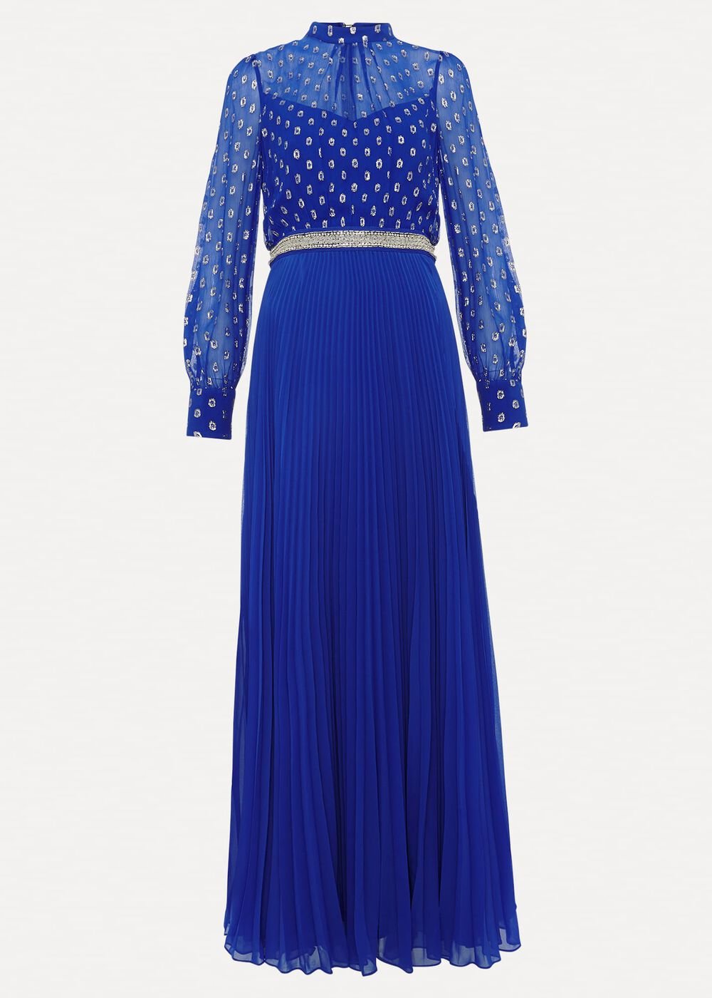 Charley Fil Coupe Maxi Dress Purple