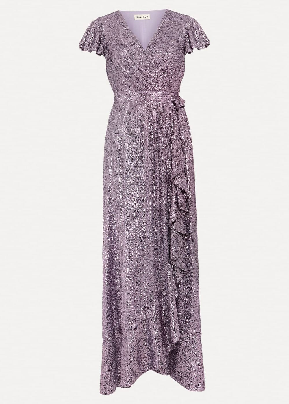 Carina Sequin Maxi Dress Purple