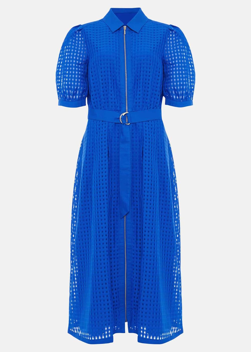 Carey Check Dress Blue
