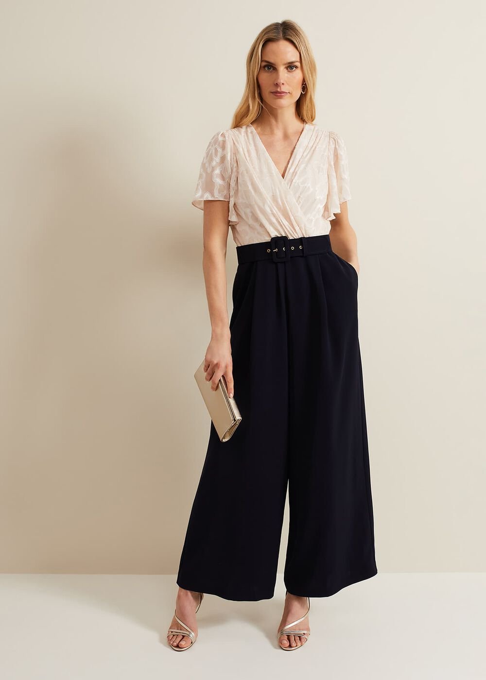Carolyn Burnout Jumpsuit Multi-Coloured