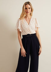 Carolyn Burnout Jumpsuit Multi-Coloured
