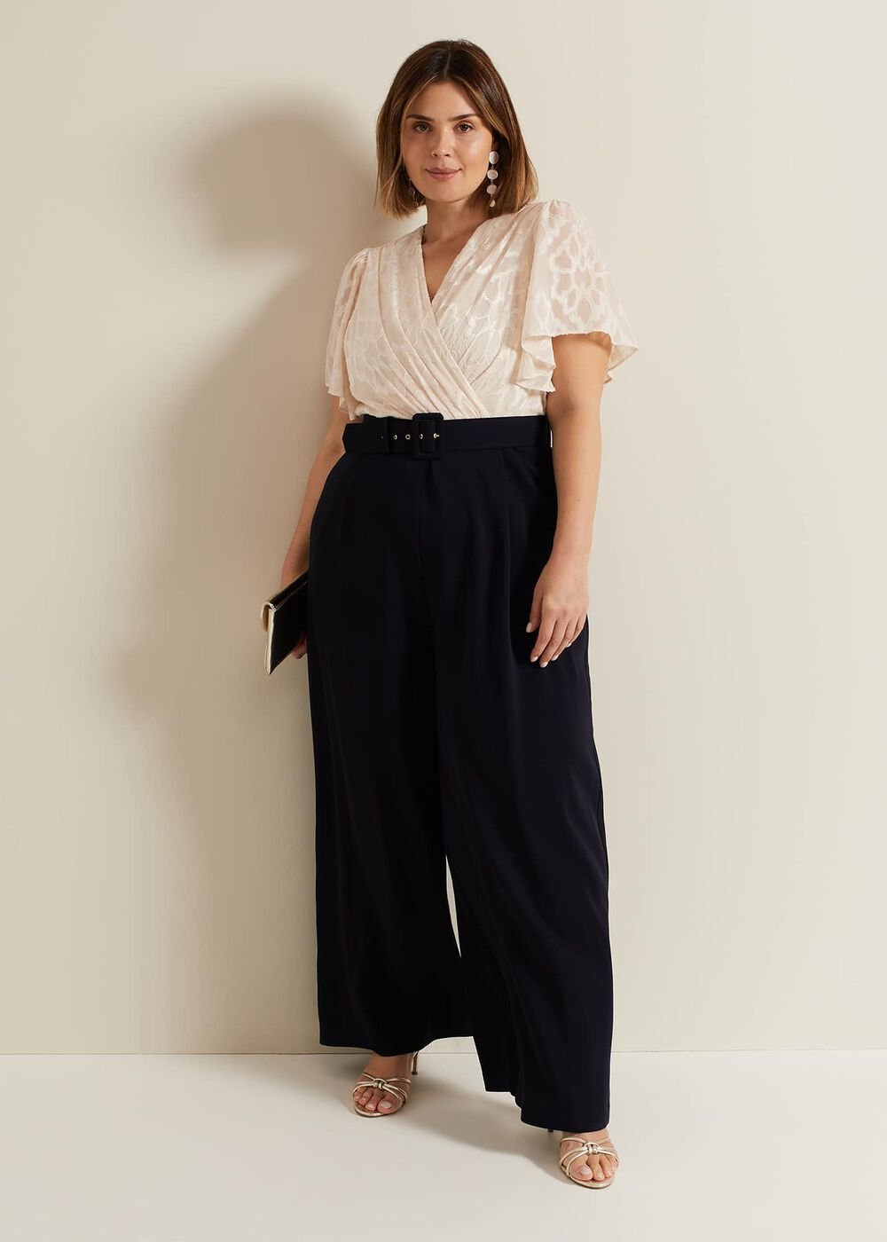Carolyn Burnout Jumpsuit Multi-Coloured