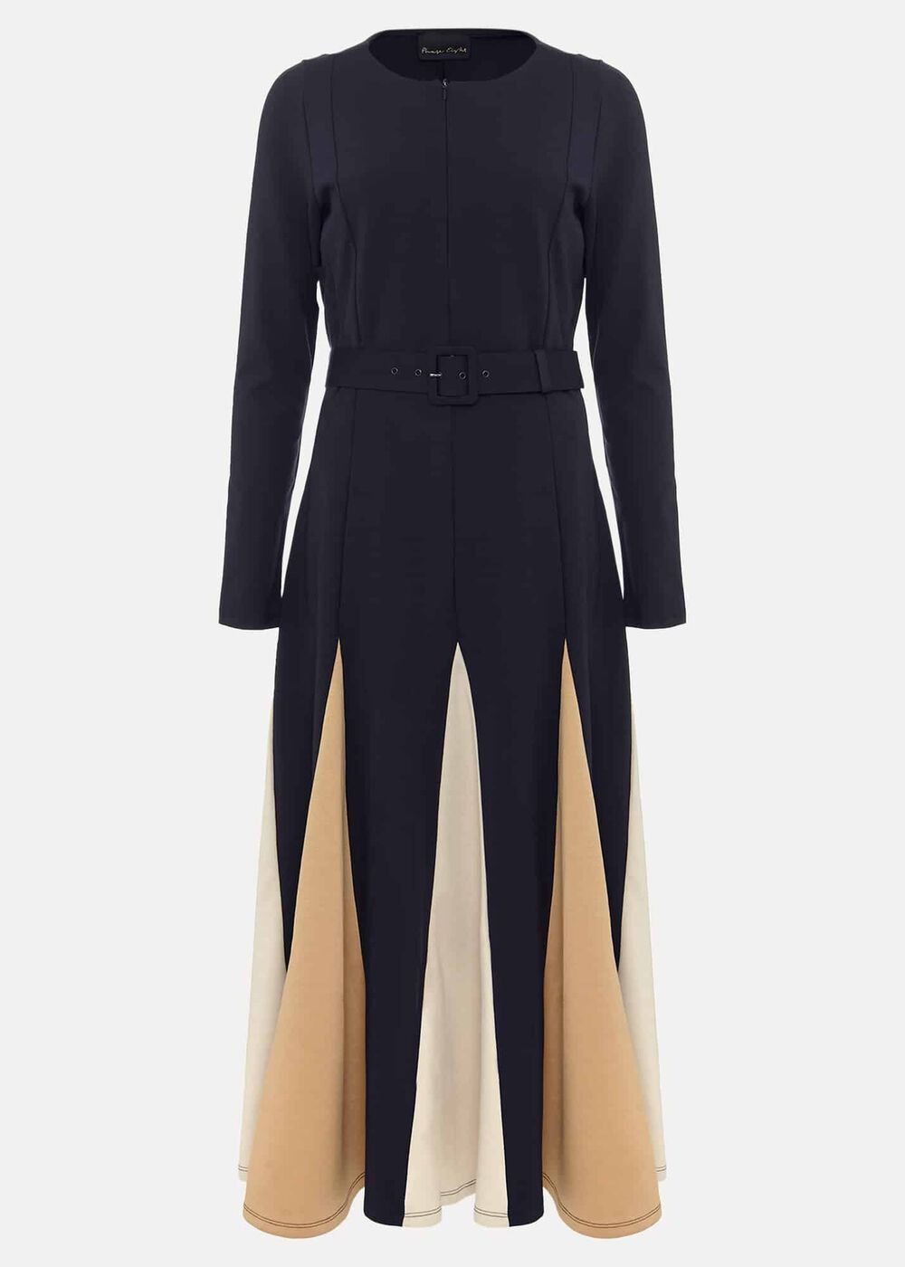 Paula Navy Midi Dress Navy