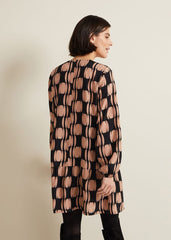 Penele Spot Swing Dress Black/Multi