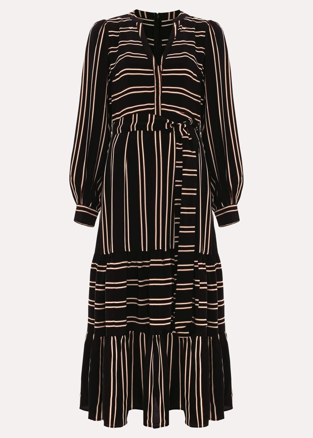 Petite Laura Midaxi Dress Black/Multi