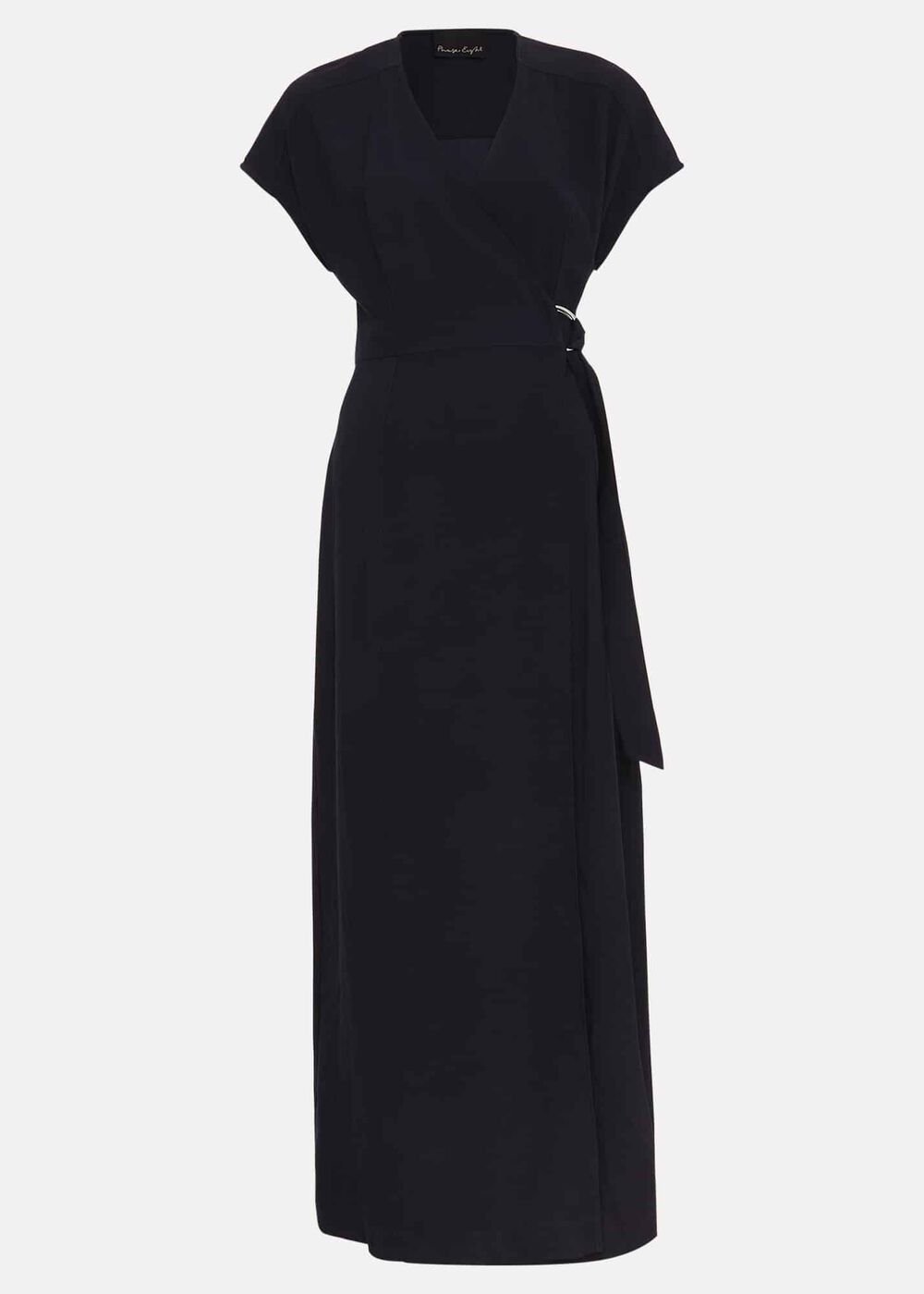 Liv Wrap Midi Dress Navy