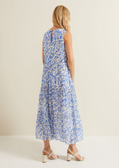 Sharron Sleeveless Midi Dress Navy