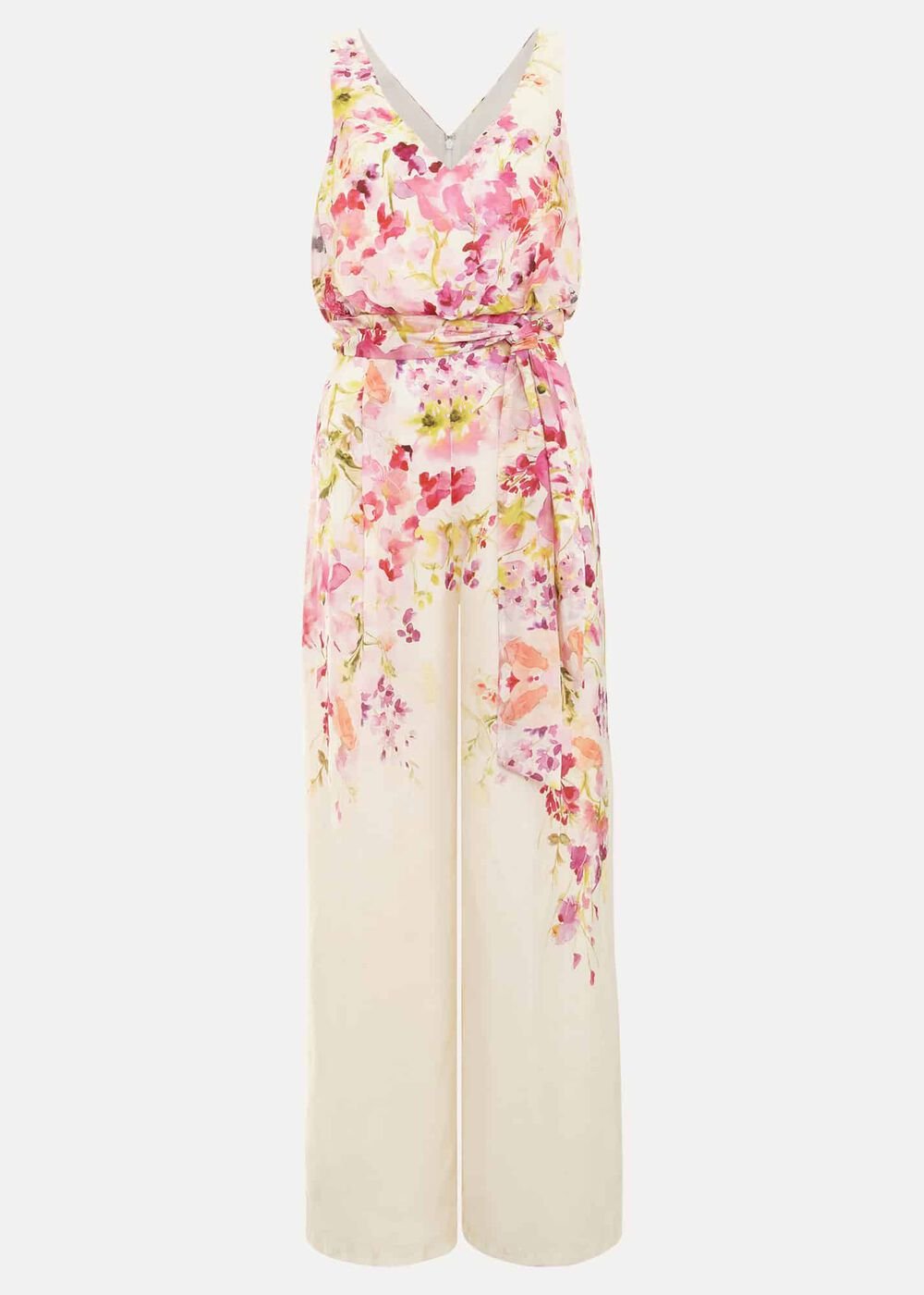 Ethel Floral Wide Leg Jumpsuit Multi-Coloured