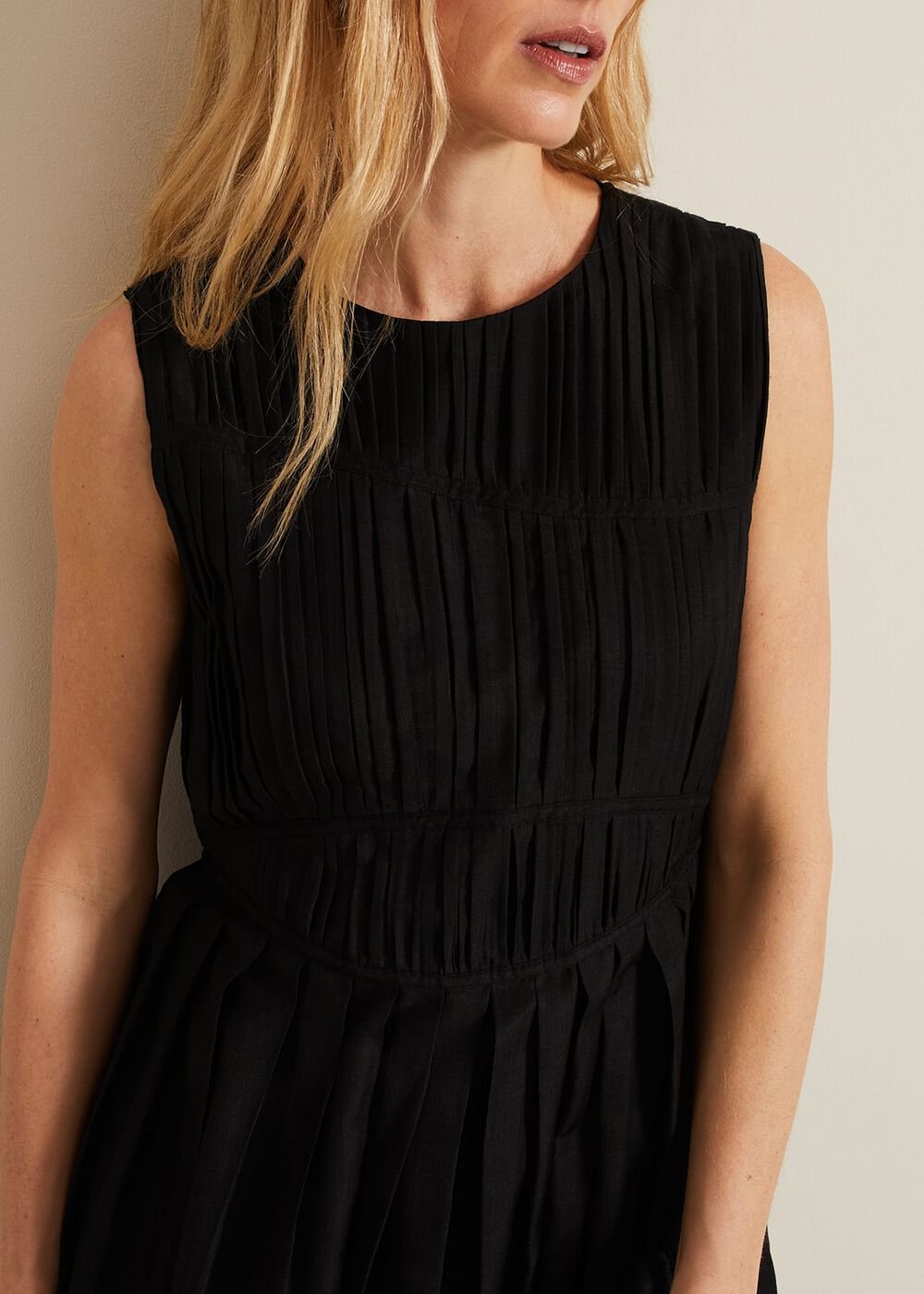Nala Black Bodice Mini Dress Black