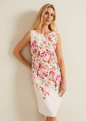 Anita Placement Shift Dress Multi-Coloured