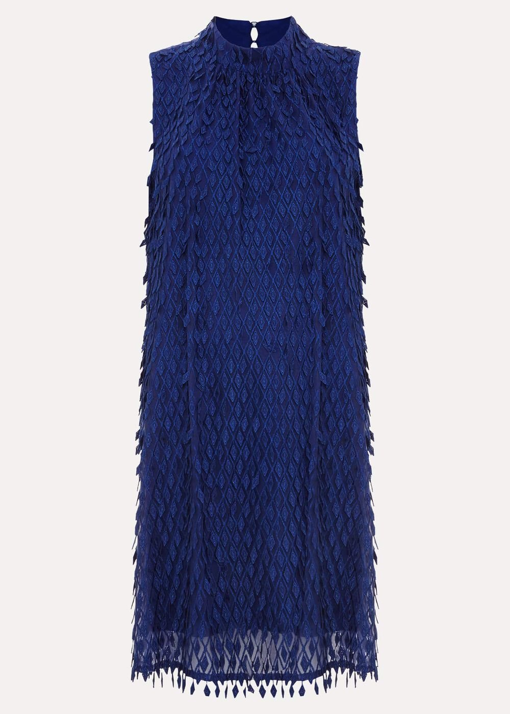 Zafia Shift Dress Blue