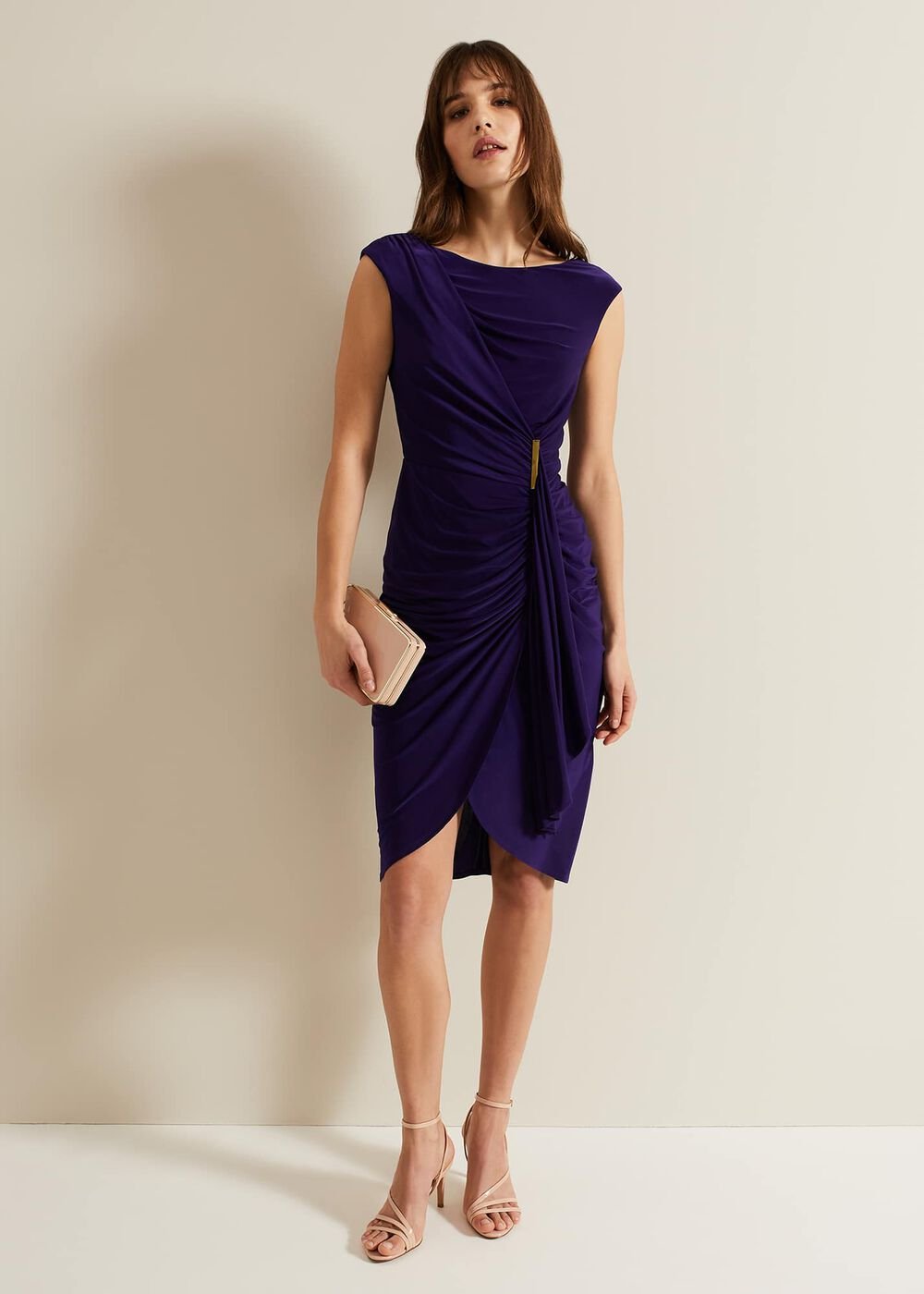 Donna Bodycon Dress Purple