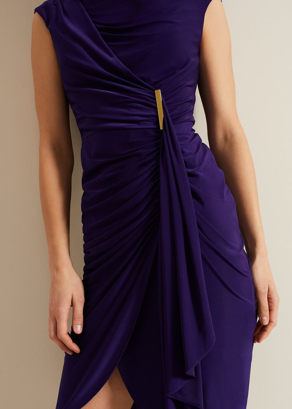 Donna Bodycon Dress Purple