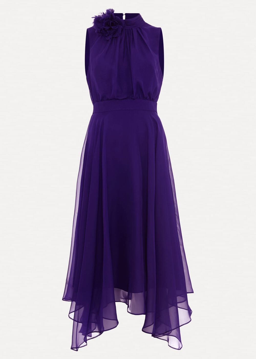 Lucinda Fit And Flare Dress Purple