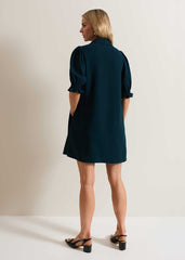 Candice Zip Swing Dress Teal