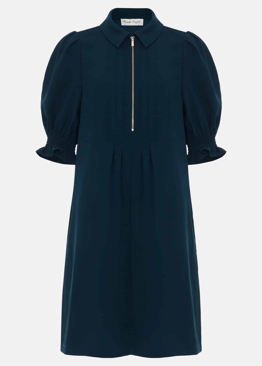 Candice Zip Swing Dress Teal