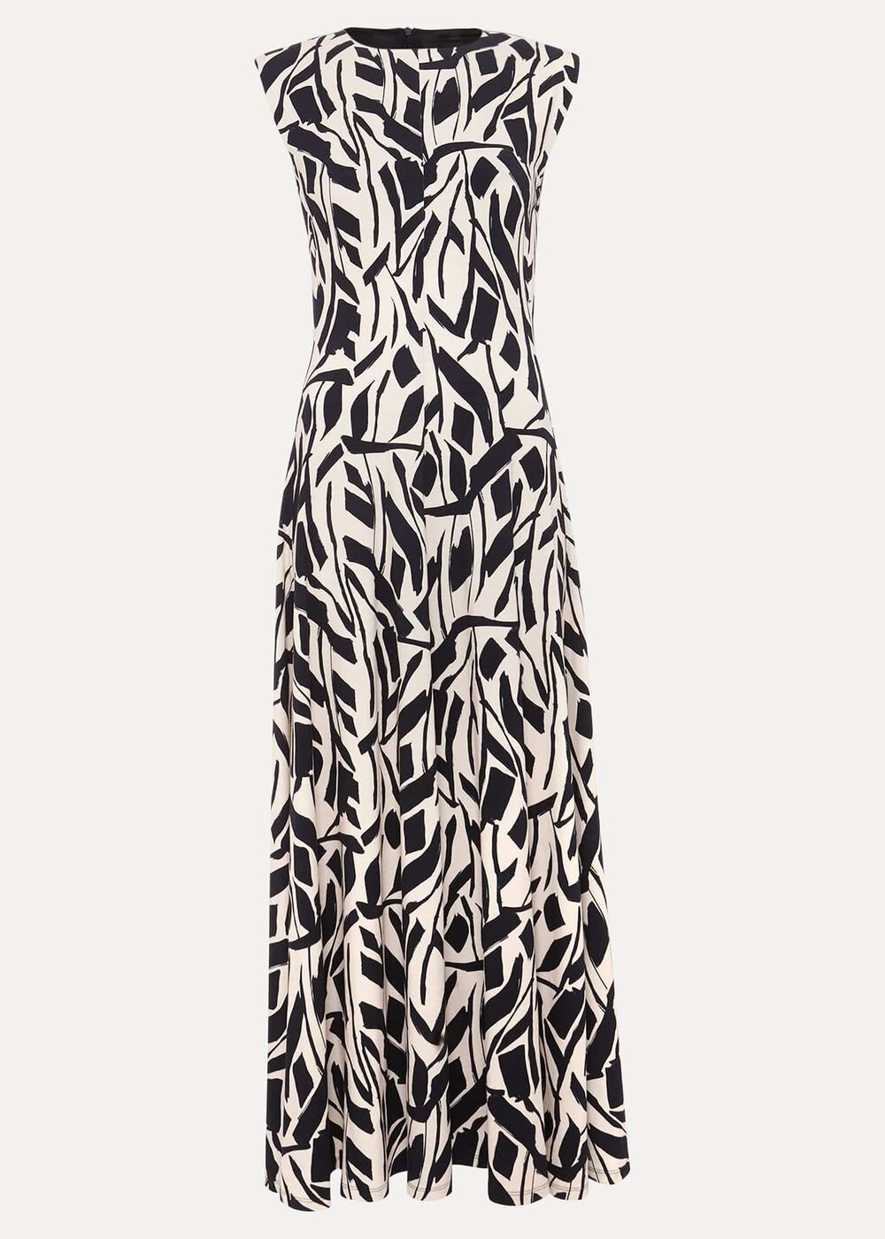 Kristy Geo Maxi Dress Black Multi