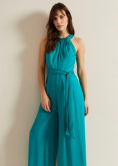 Susanna Silk Jumpsuit Green
