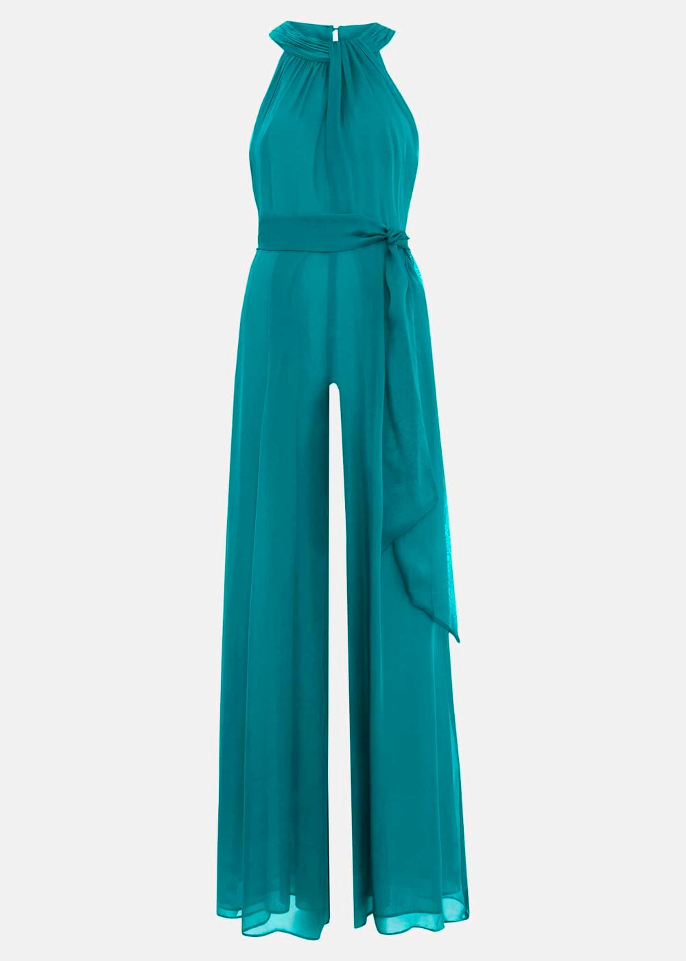 Susanna Silk Jumpsuit Green