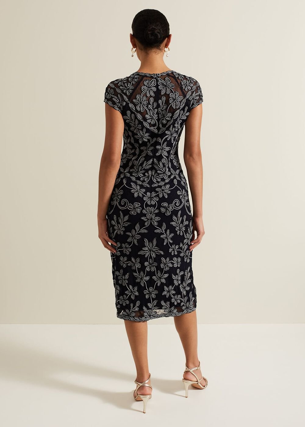 Clarinda Tapework Dress Multi-Coloured
