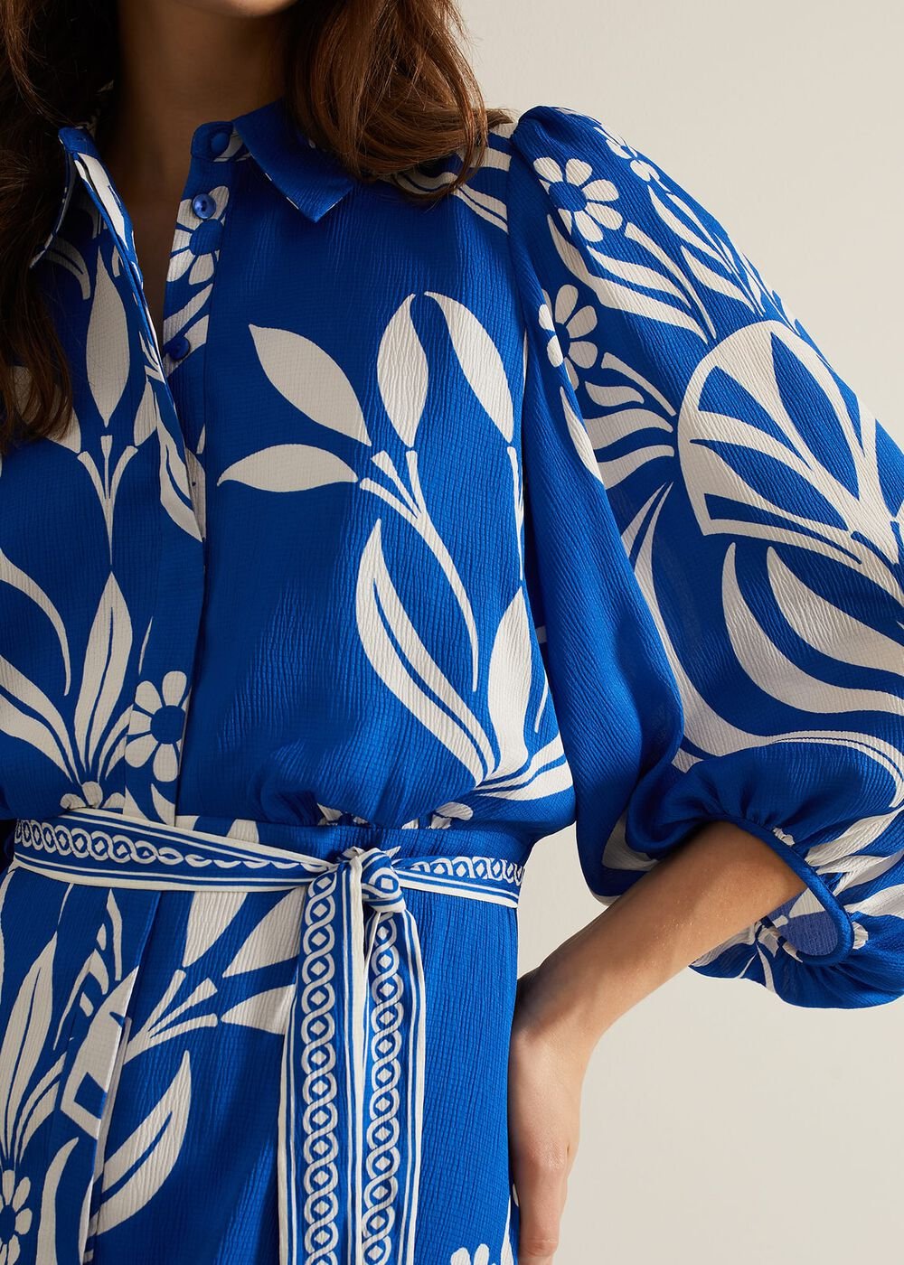 Coralie Print Shirt Midaxi Dress Multi-Coloured