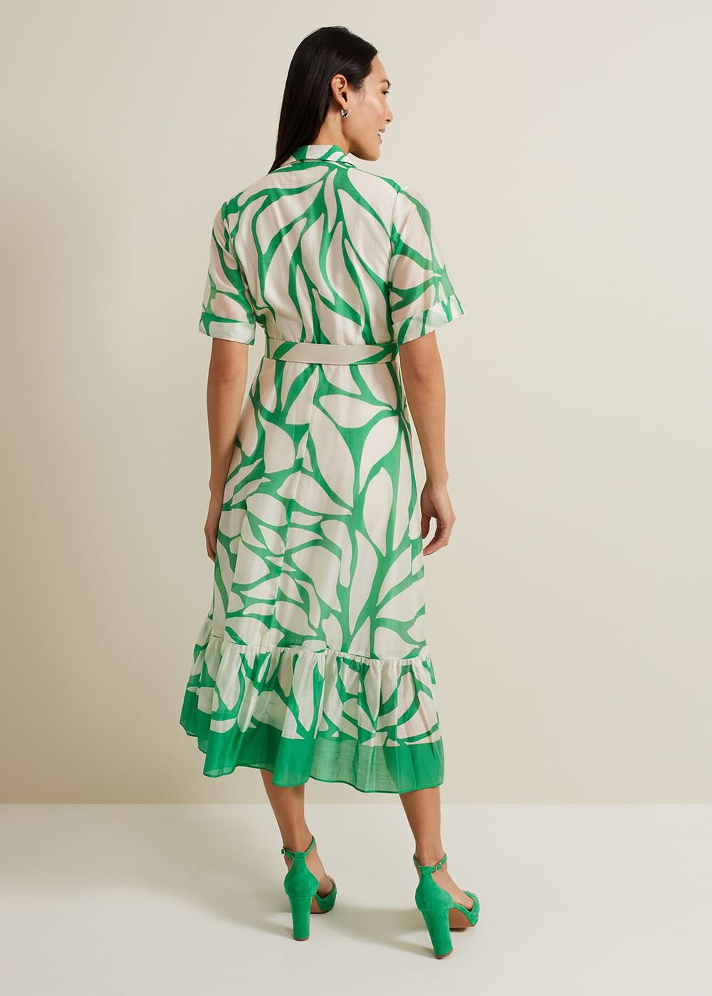 Daphne Floral Shirt Dress Multi-Coloured