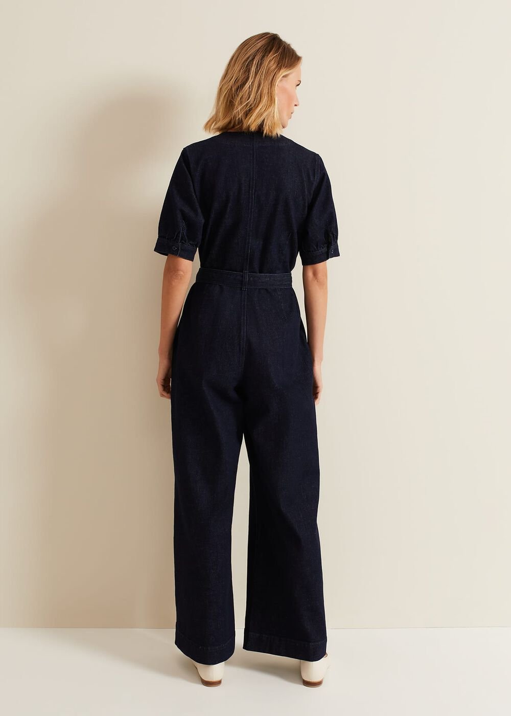 Florisa Denim Jumpsuit Mid Wash
