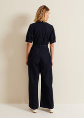 Florisa Denim Jumpsuit Mid Wash