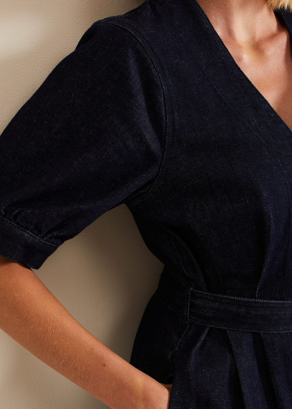 Florisa Denim Jumpsuit Mid Wash