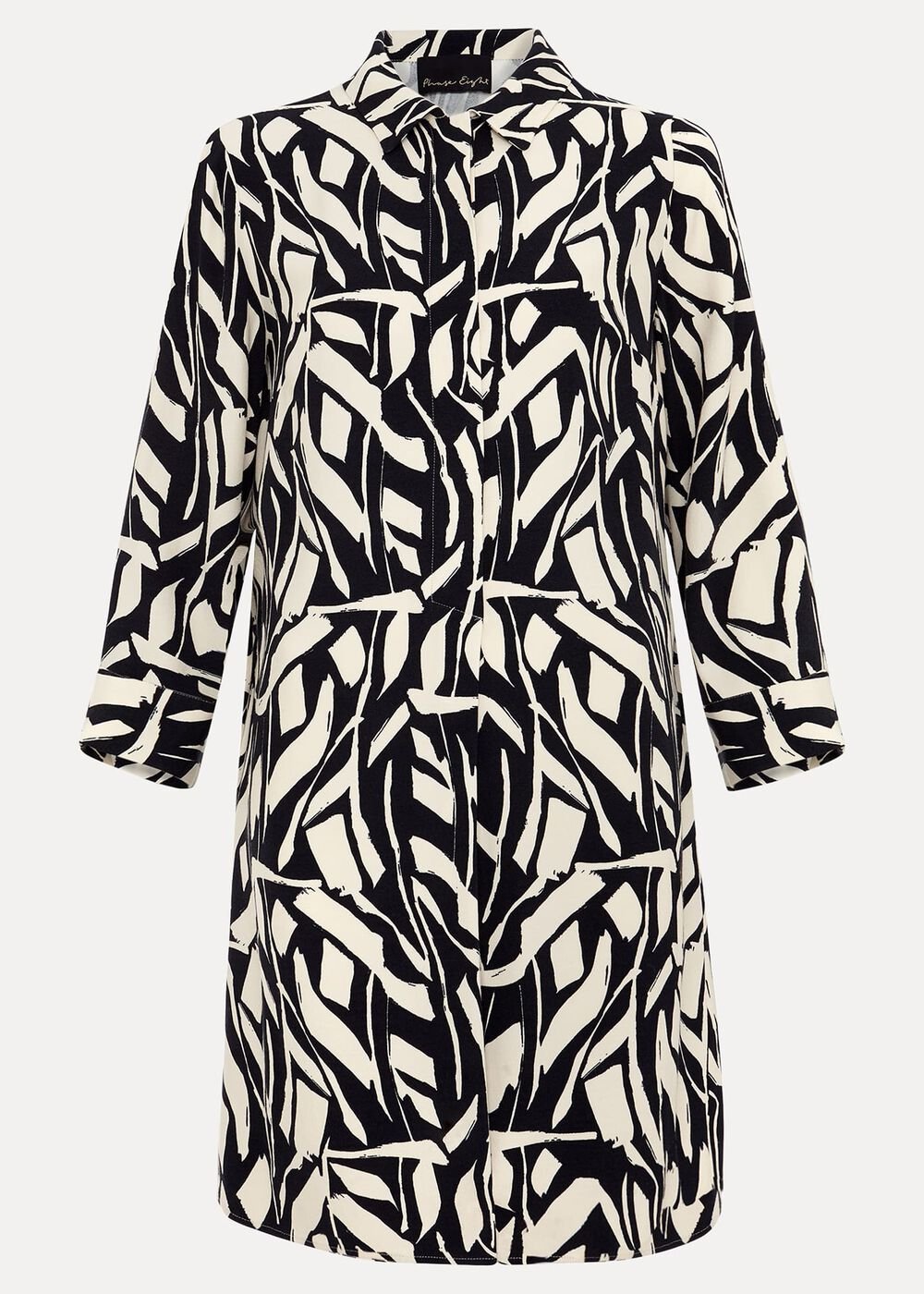 Ruby Geo Tunic Dress Black Multi