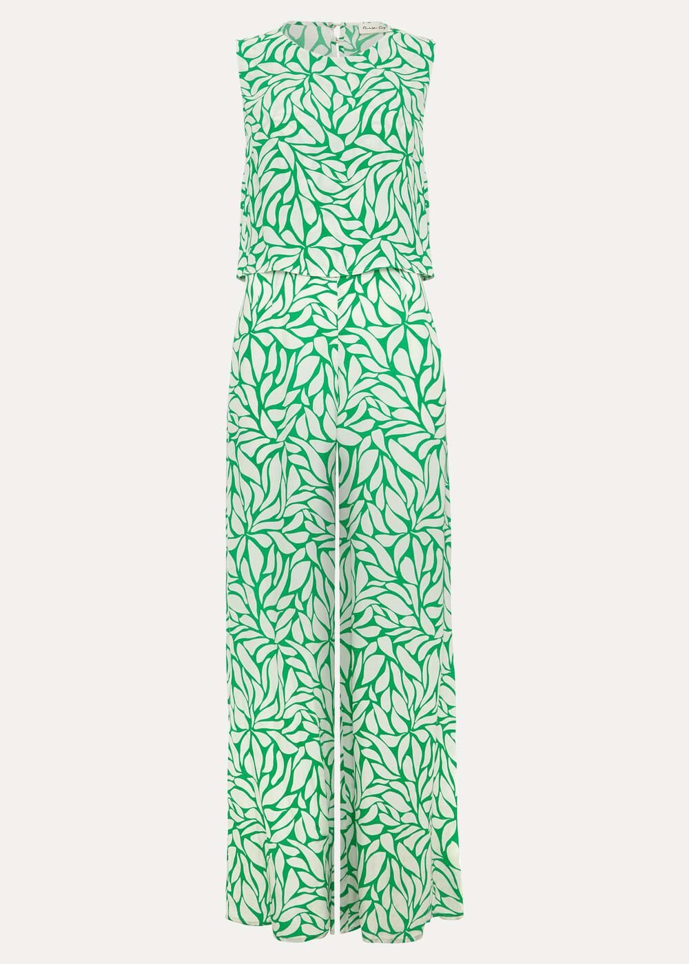Aubrey Geo Jumpsuit Green