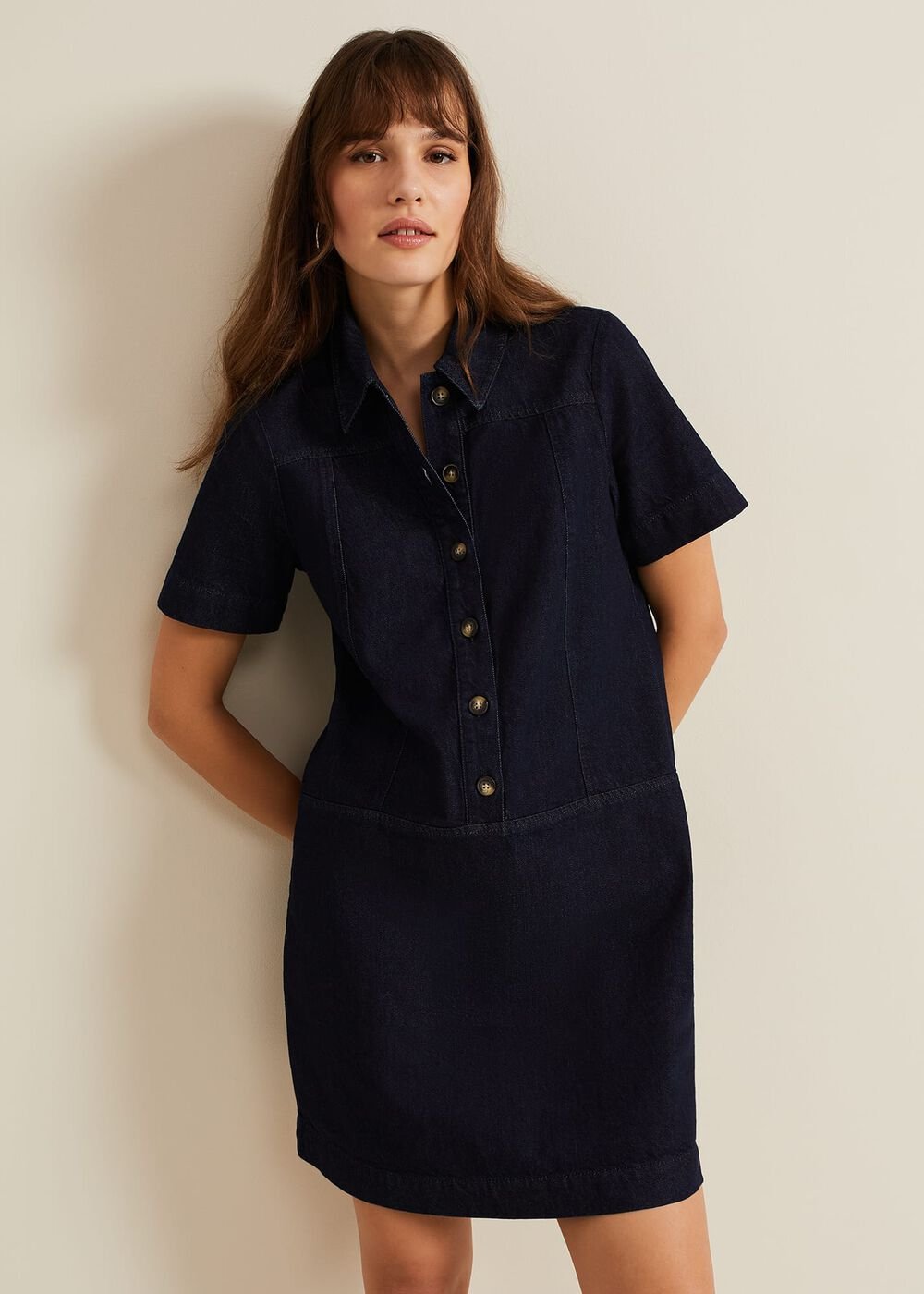 Larisa Denim Tunic Dress Denim