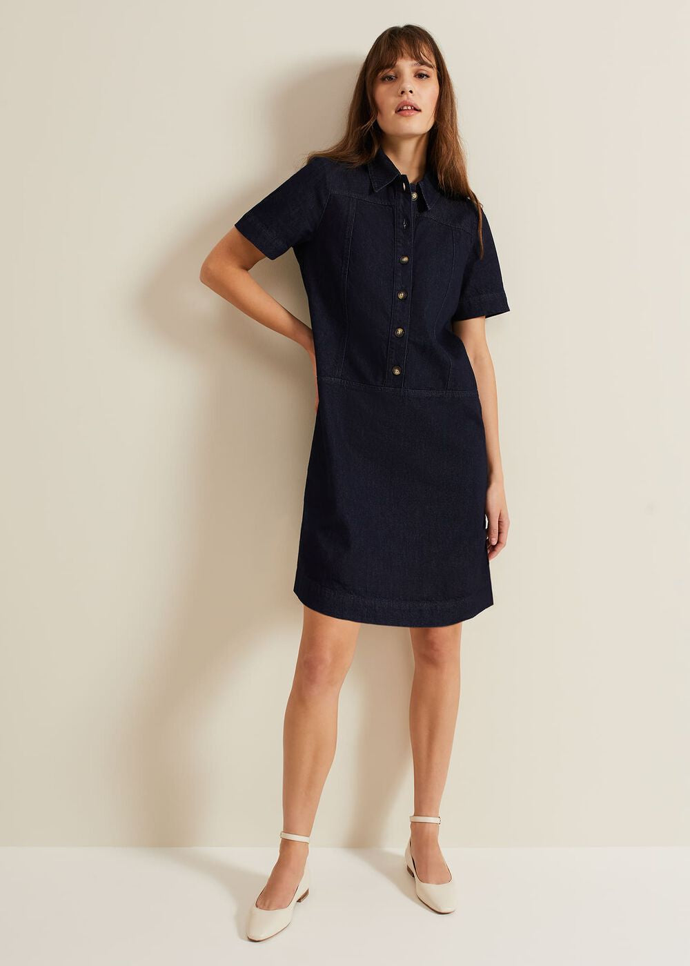 Larisa Denim Tunic Dress Denim