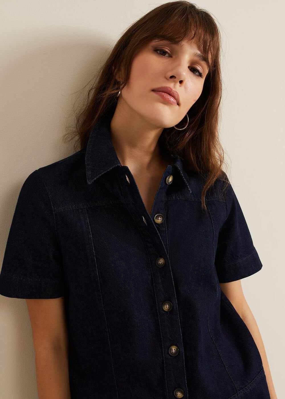 Larisa Denim Tunic Dress Denim