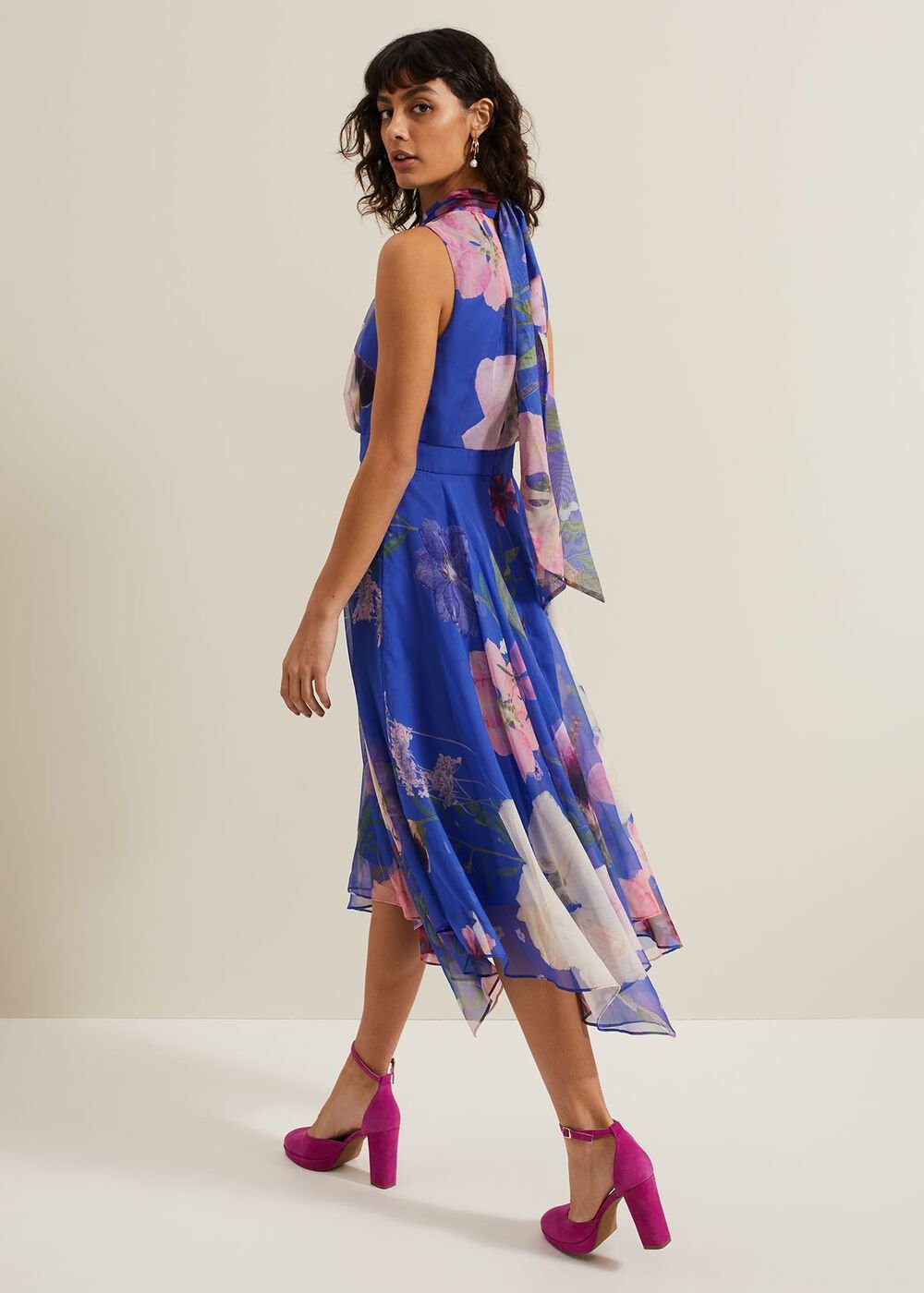 Lucinda Print Dress Multi-Coloured