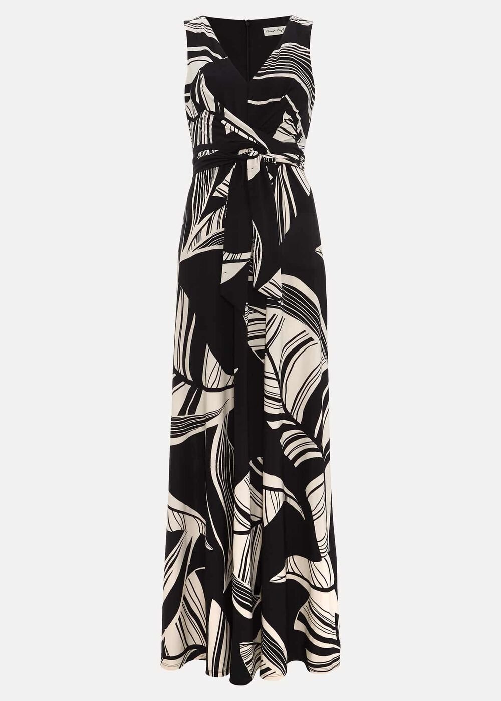 Artemis Abstract Maxi Dress Black/Multi