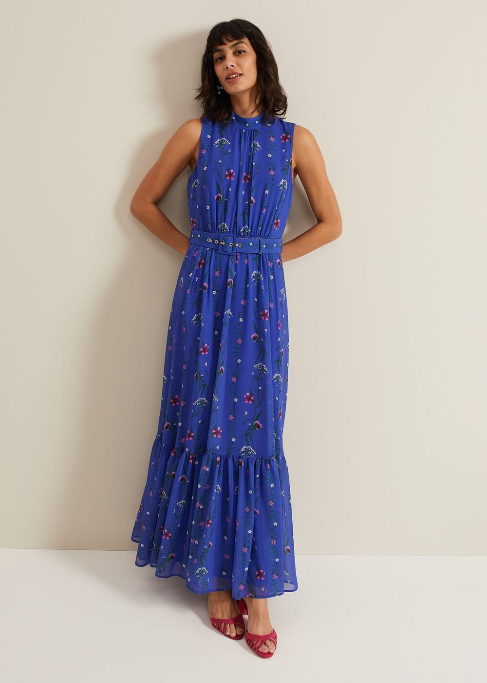 Sofia Print Maxi Dress Multi-Coloured