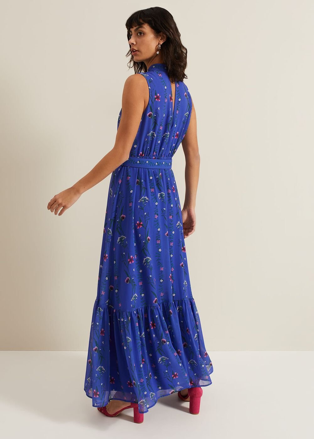 Sofia Print Maxi Dress Multi-Coloured