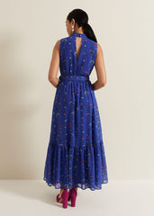 Petite Sofia Print Maxi Dress Multi-Coloured