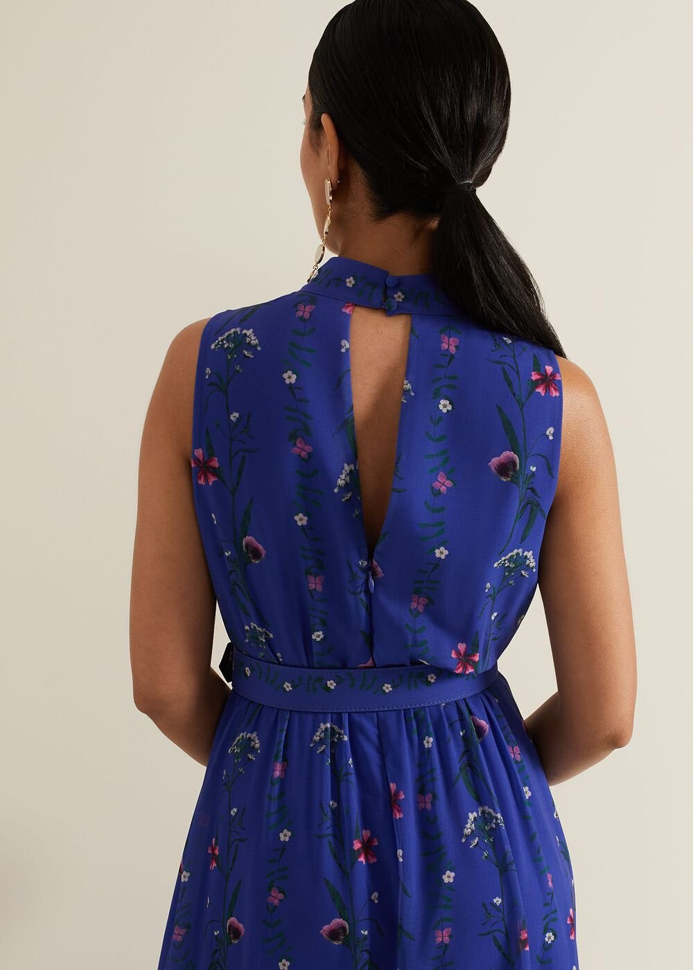Petite Sofia Print Maxi Dress Multi-Coloured
