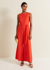 Marta Red Jumpsuit Red