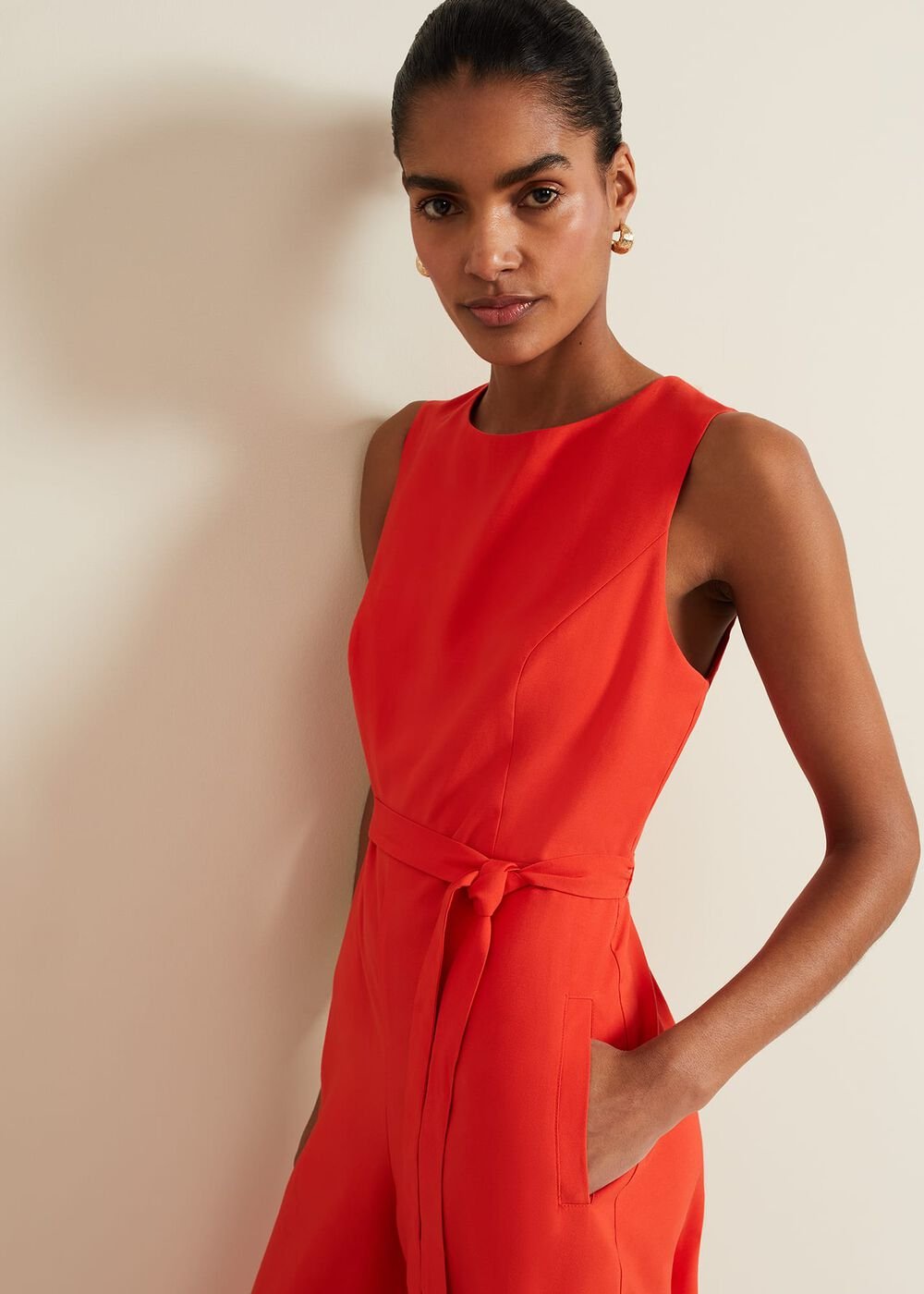 Marta Red Jumpsuit Red