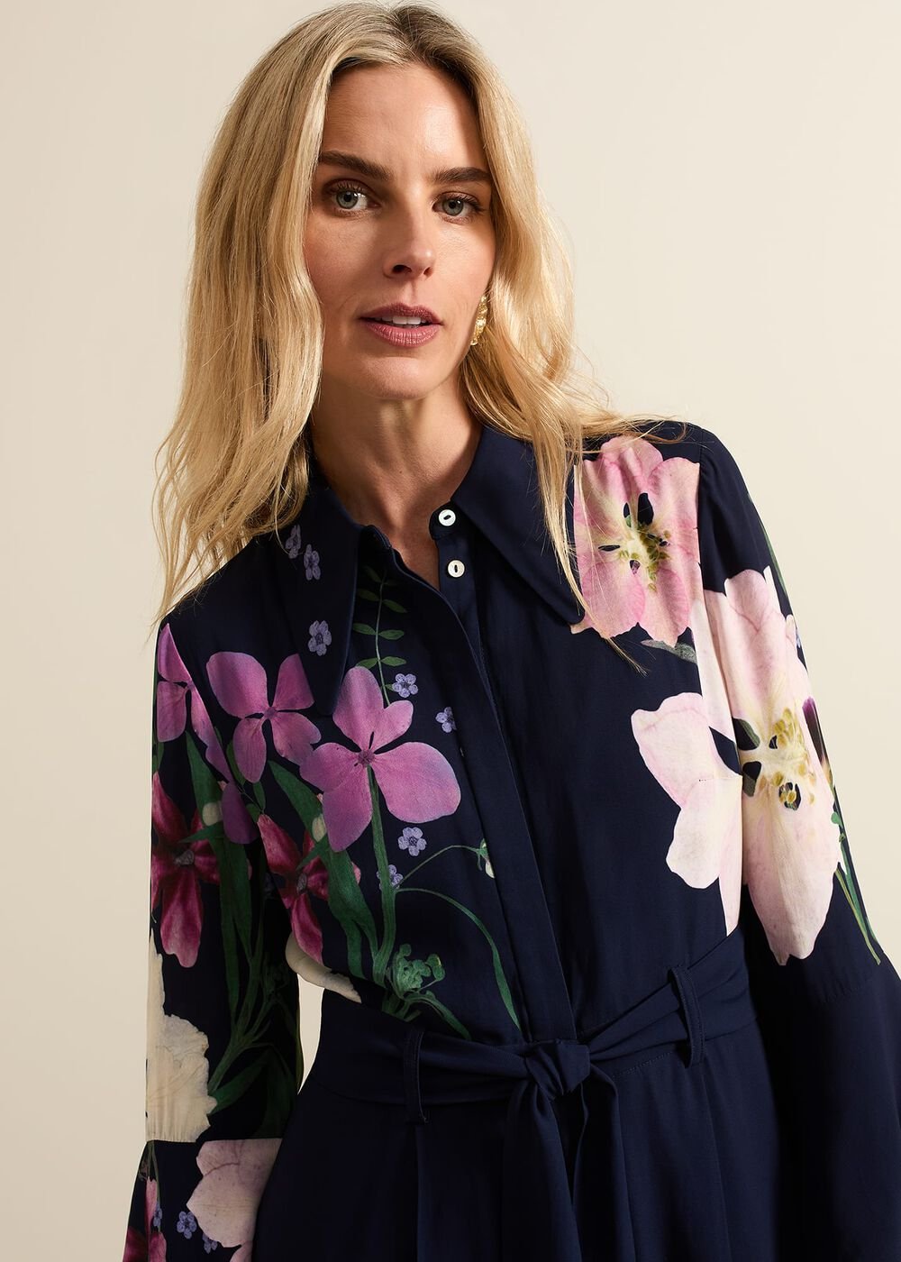 Annia Floral Print Jumpsuit Multi-Coloured