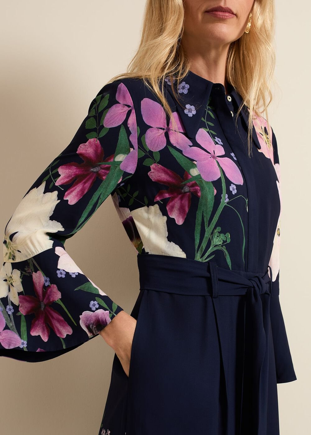 Annia Floral Print Jumpsuit Multi-Coloured