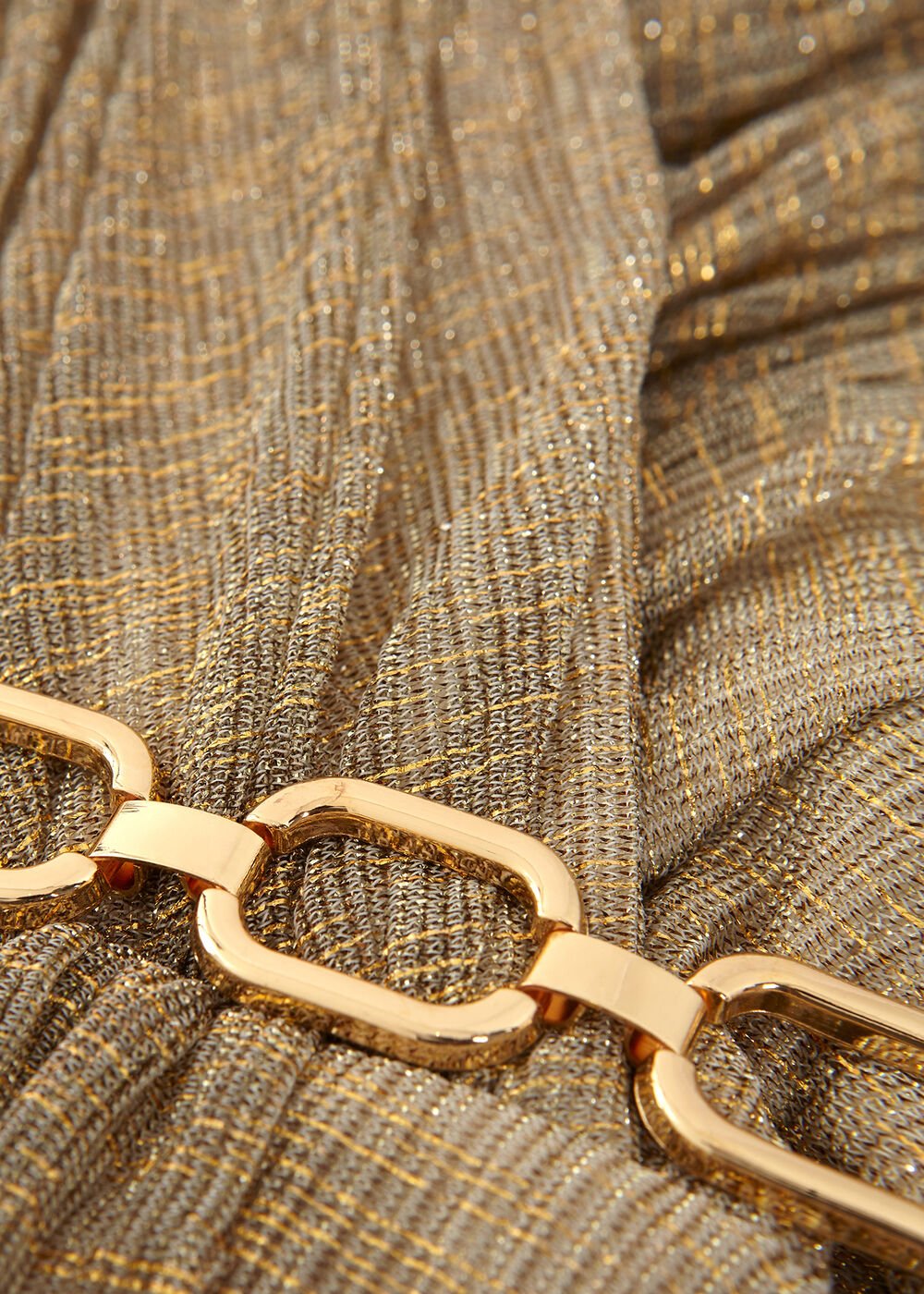 Masie Metallic Jersey Maxi Dress Gold