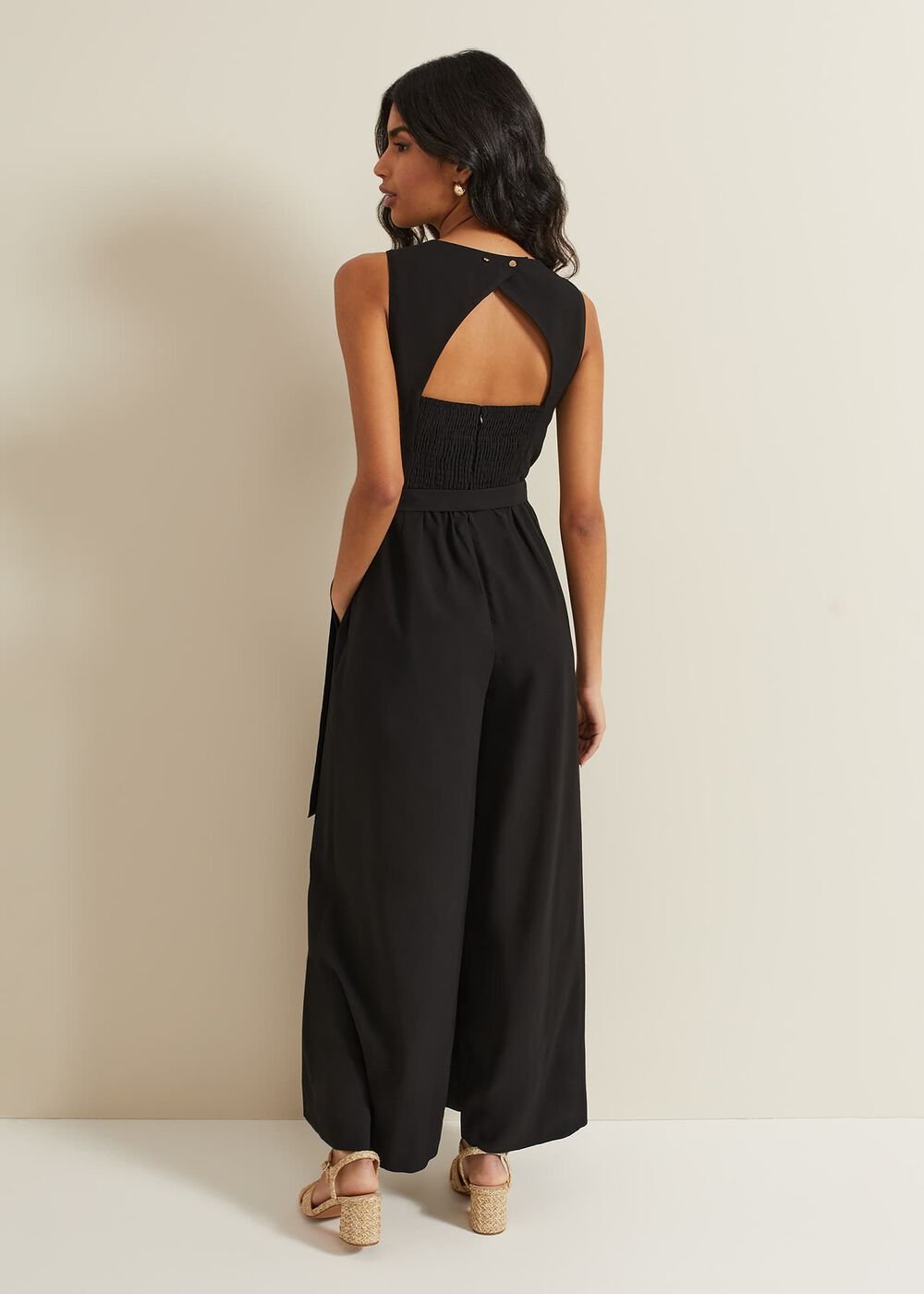 Marta Black Culotte Jumpsuit Black
