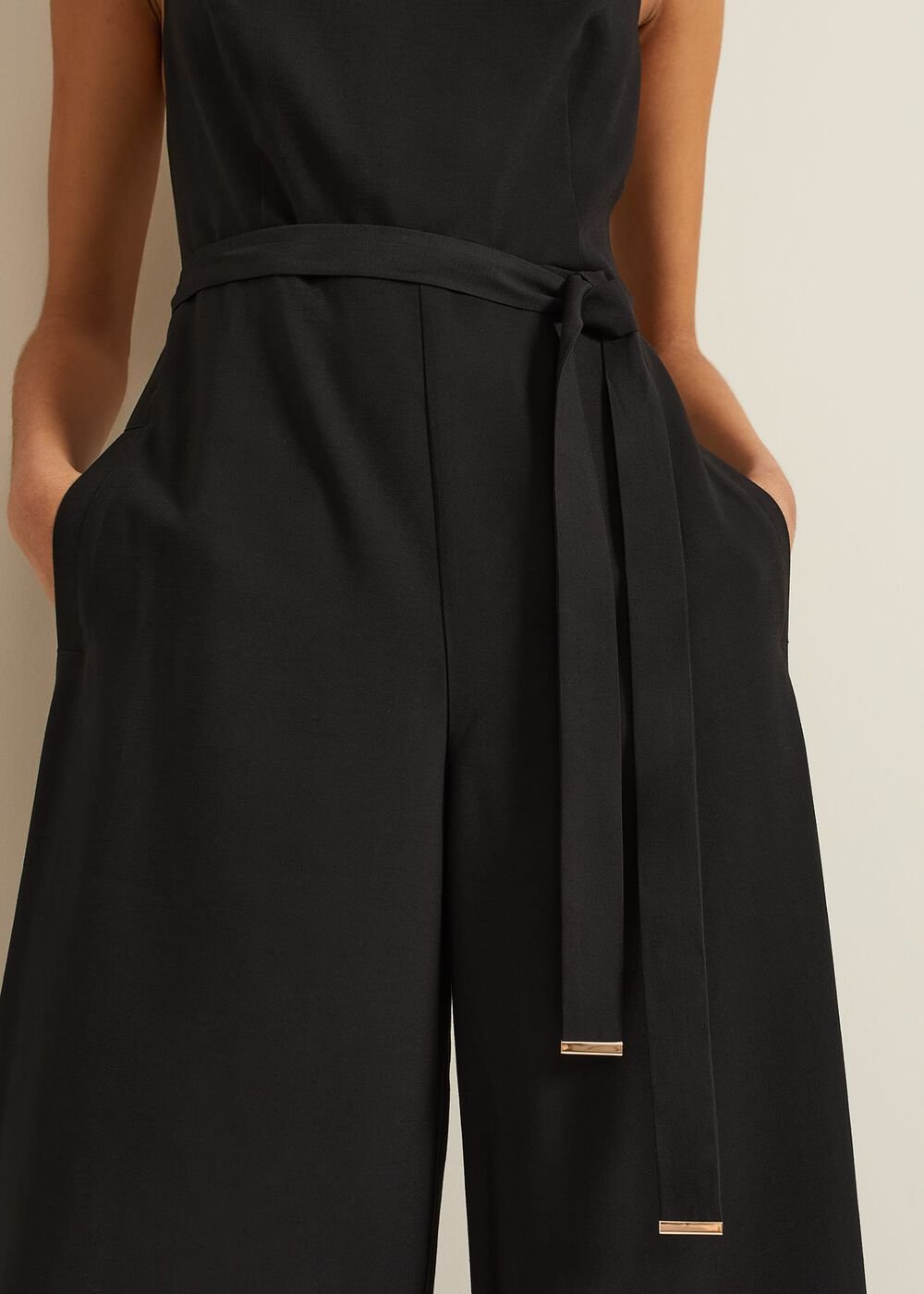 Marta Black Culotte Jumpsuit Black