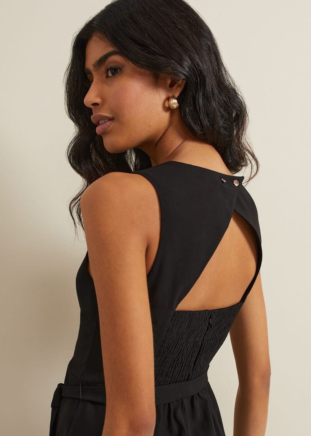 Marta Black Culotte Jumpsuit Black