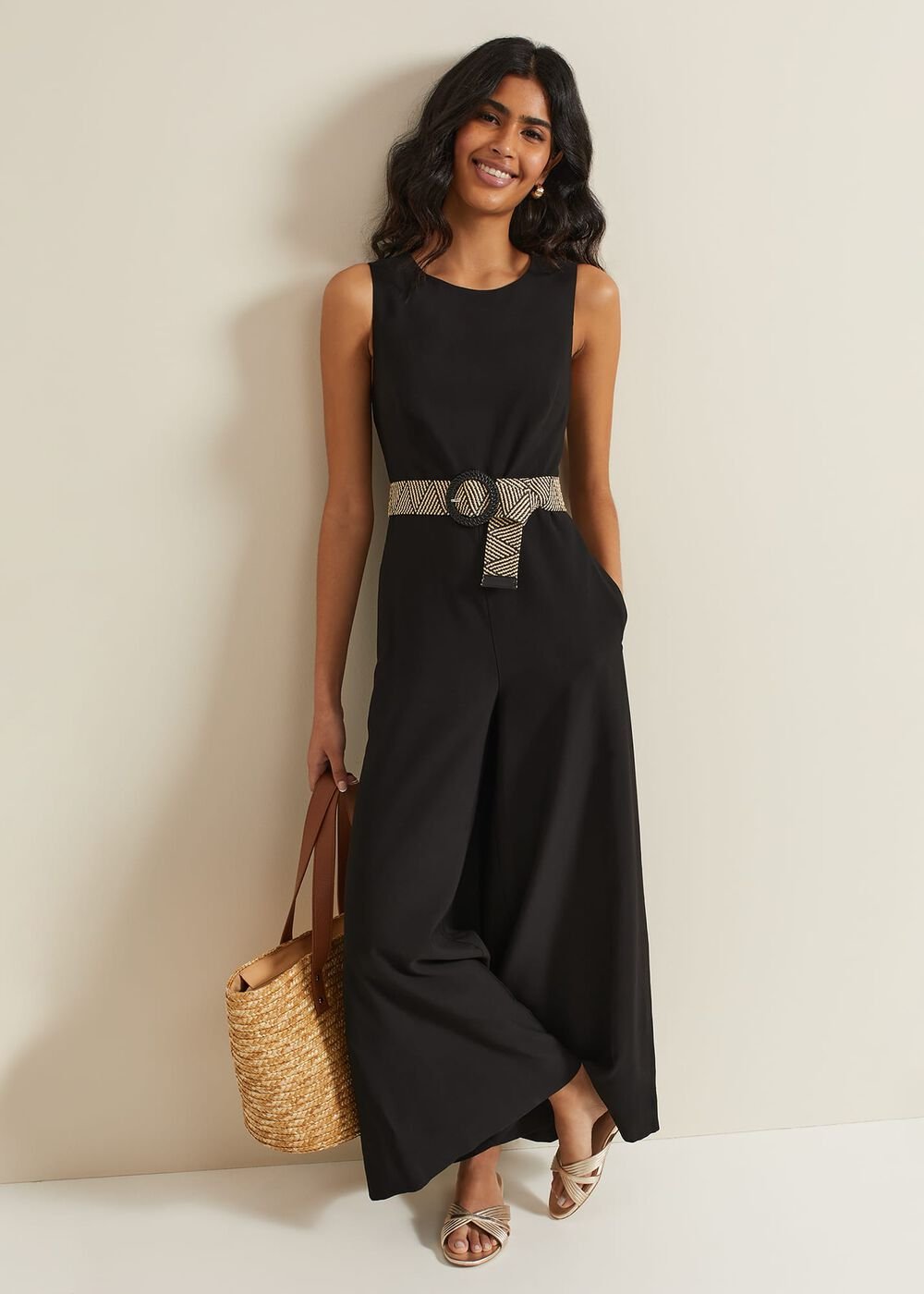 Marta Black Culotte Jumpsuit Black